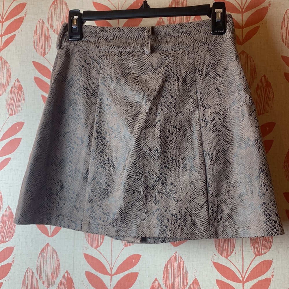 CHASER snakeskin skirt, size S